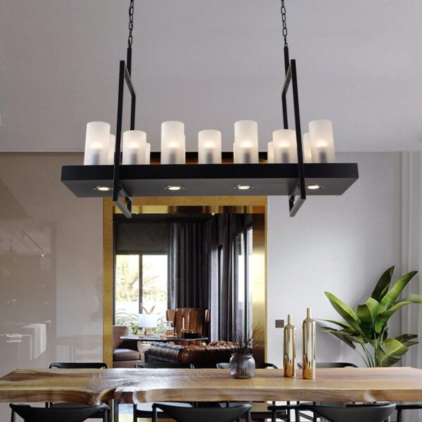 Flicker Flame LED Chandelier - Image 5