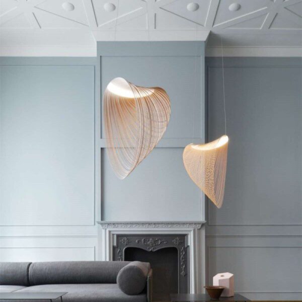 Woodland Haven Natural Wood Pendant Light - Image 5