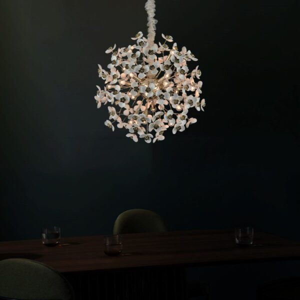 Trilium Ceramica Ceramic Chandelier - Image 5