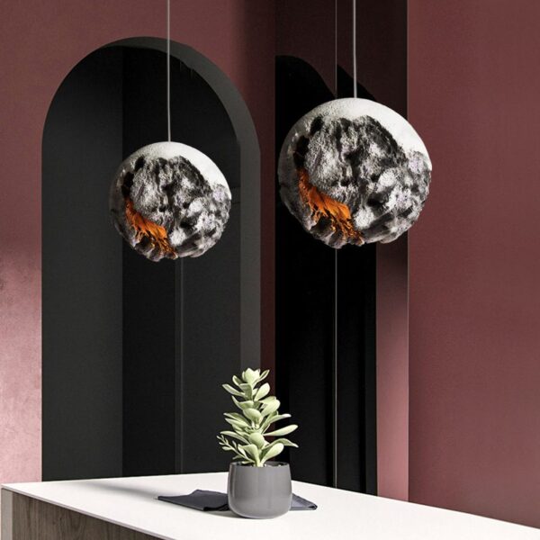 Molten Meteor Resin Pendant Light - Image 7