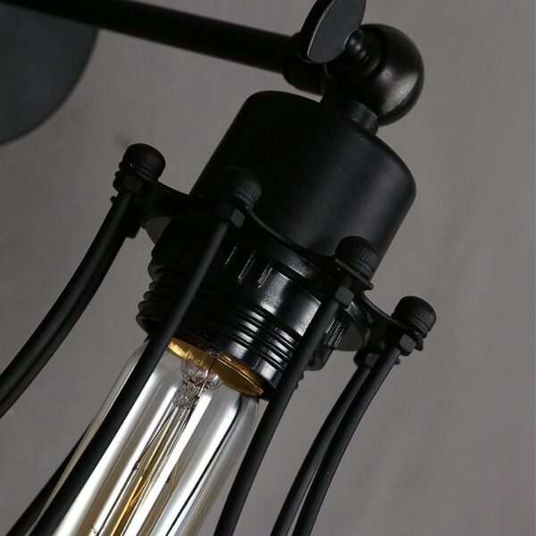 Classic Edison Iron Pendant Light - Image 6