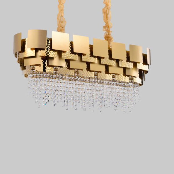 Golden Hour (Linear) Crystal Chandelier - Image 6