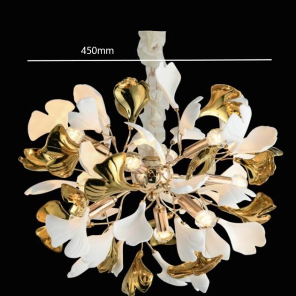 Ginko Round Ceramic Chandelier - Image 6