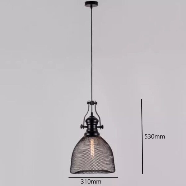 Vintage Bell A Iron Pendant Light - Image 7