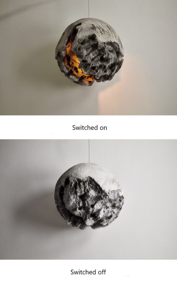 Molten Meteor Resin Pendant Light - Image 6