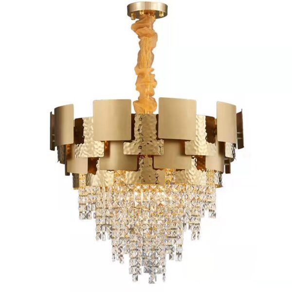 Golden Hour (Round, 2 Sizes) Crystal Chandelier - Image 7