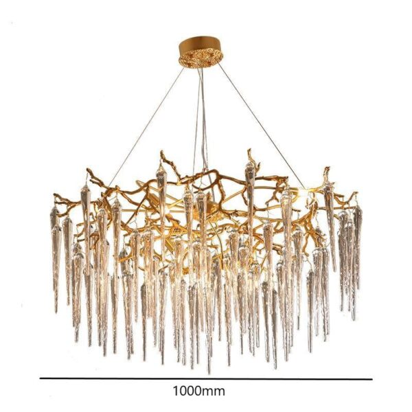 Frozen Drop (Round) Crystal Chandelier - Image 7