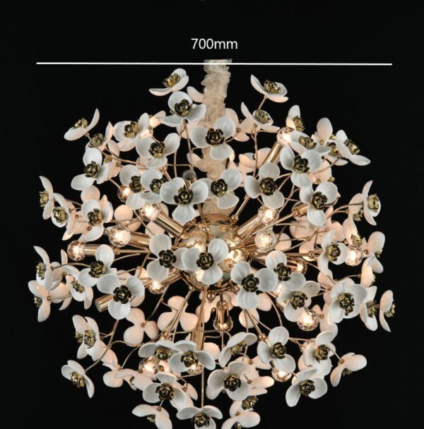 Trilium Ceramica Ceramic Chandelier - Image 7