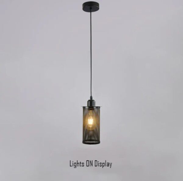 Country Cottage Iron Pendant Light - Image 7