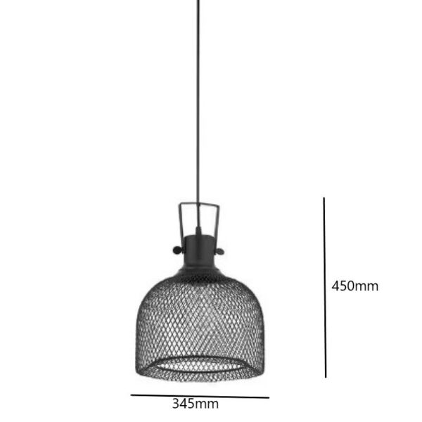 Vintage Bell B Iron Pendant Light - Image 8