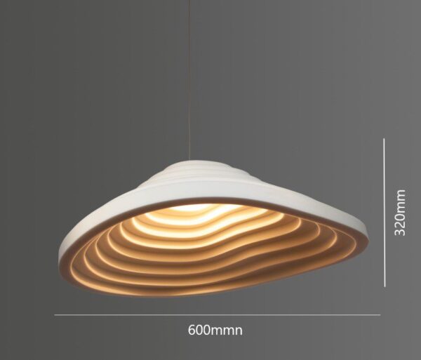 Tokyo Rice Field - Single Resin Pendant Light - Image 8