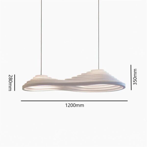 Tokyo Rice Field-Duo Resin Hanging Light - Image 8