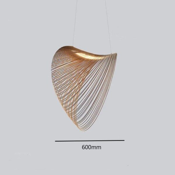 Woodland Haven Natural Wood Pendant Light - Image 7