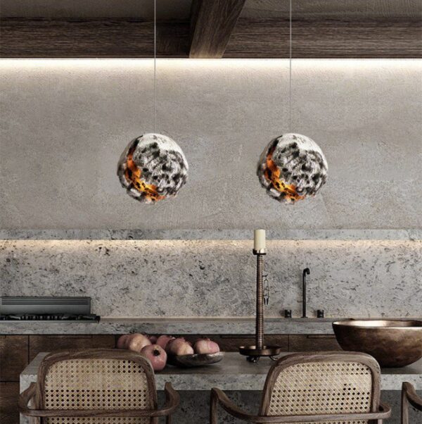 Molten Meteor Resin Pendant Light - Image 8