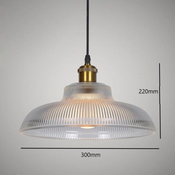 Crystal Strip Glass Pendant Light - Image 8