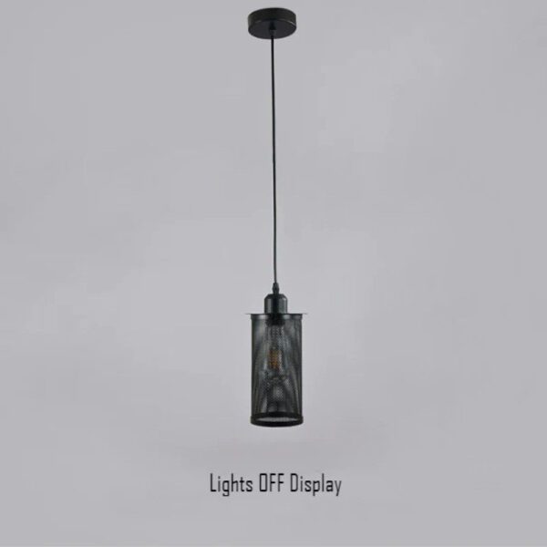 Country Cottage Iron Pendant Light - Image 8