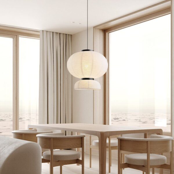 Paper Wave (Round) Pendant Light