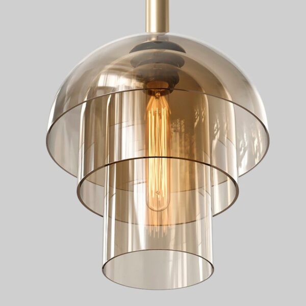 Layered Luminaire Glass Pendant Light - Image 2