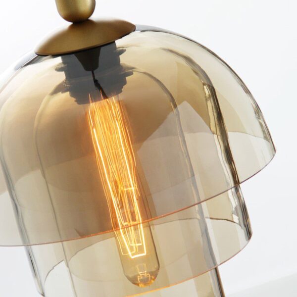 Layered Luminaire Glass Pendant Light - Image 4