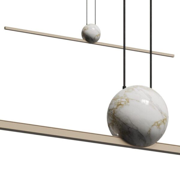 Fine Line Marble Hanging Light - Image 4