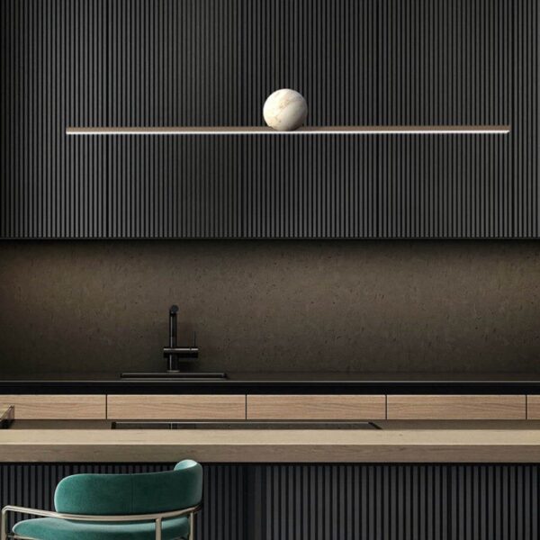 Fine Line Marble Hanging Light - Image 5