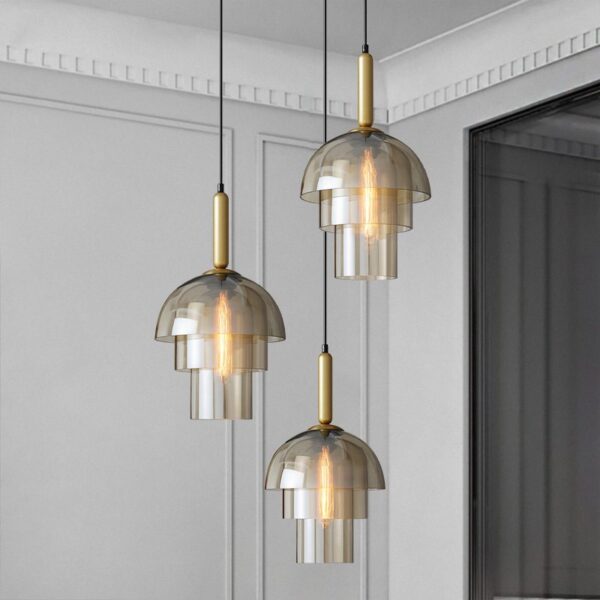 Layered Luminaire Glass Pendant Light - Image 6