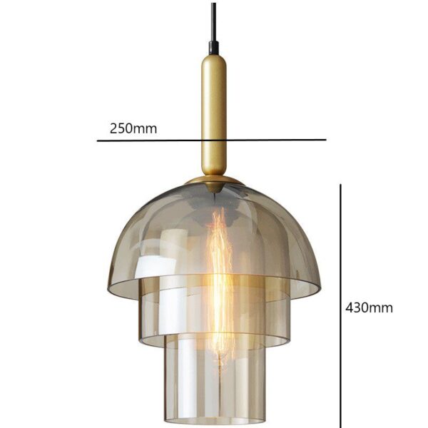Layered Luminaire Glass Pendant Light - Image 8