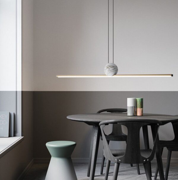 Fine Line Marble Hanging Light - Image 8