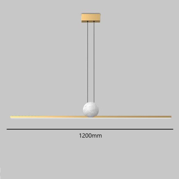 Fine Line Marble Hanging Light - Image 9