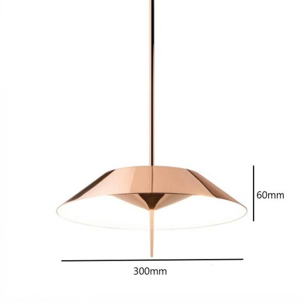 Pink Champagne LED Pendant Light - Image 5