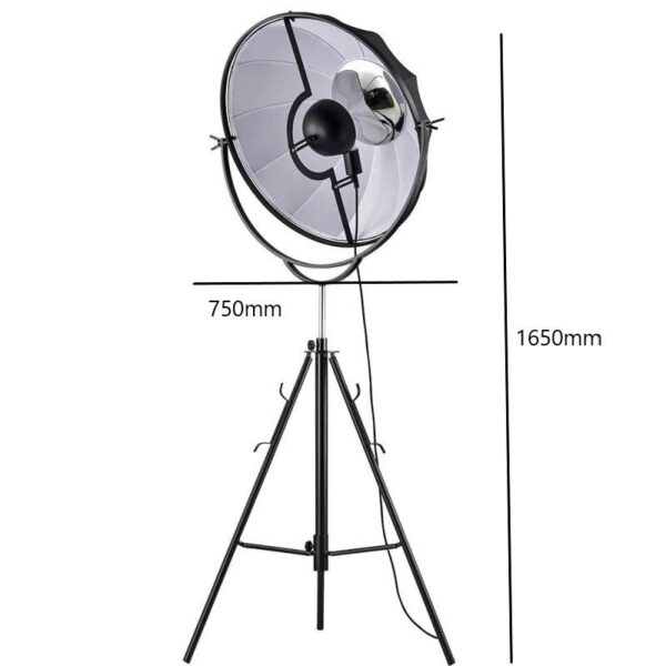 Electro Edge (Iron, Fabric) Floor Lamp - Image 8