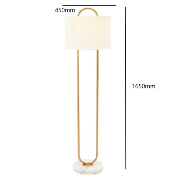 Canvas (Iron, Fabric) Floor Lamp - Image 6