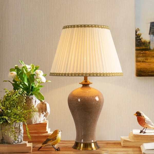 Enchanted (Ceramic, Fabric) Table Lamp - Image 5