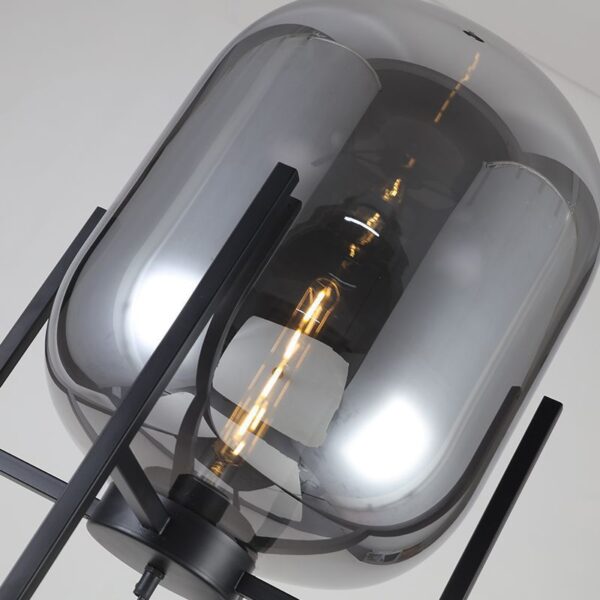 Slate Smoke Glass Floor Lamp - Image 2