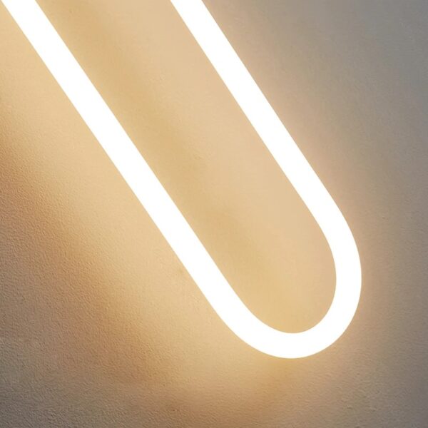 The Oval Linear Gold Pendant - Image 2