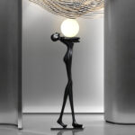 Humanoid Upturn(Resin Fiber) Floor Lamp