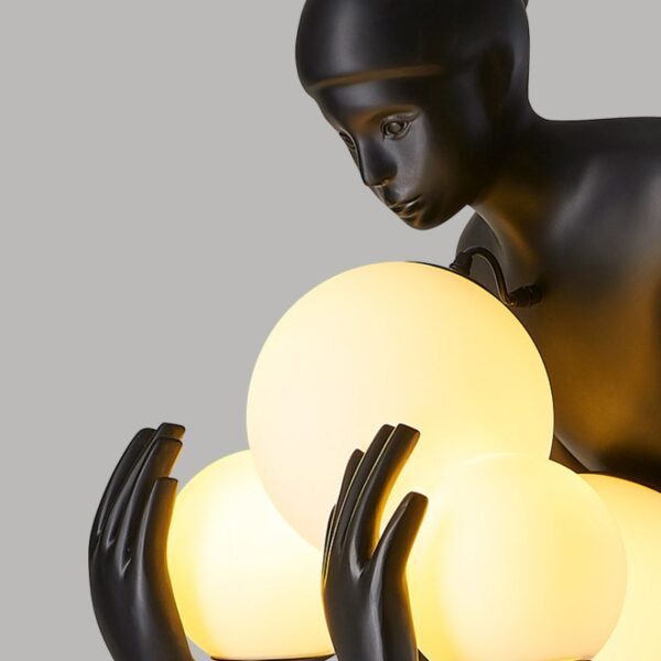 Humanoid Bent(Resin Fiber) Floor Lamp - Image 2