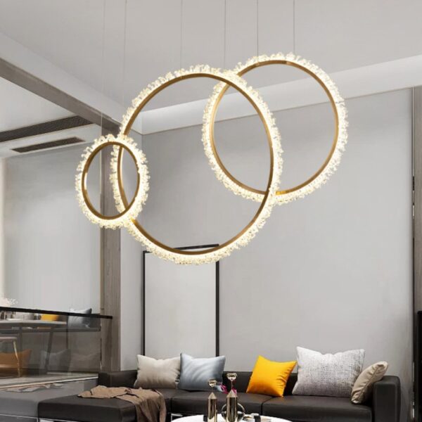 Kai (Crystal, set of 3) Chandelier - Image 3