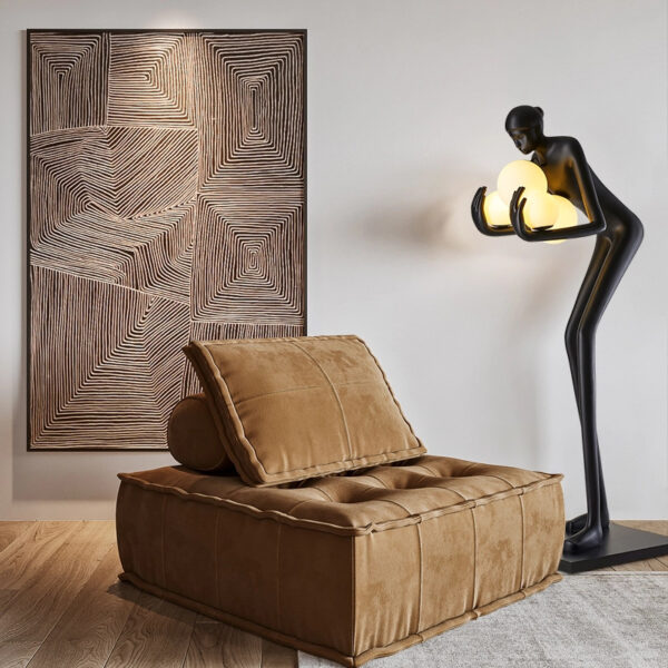 Humanoid Bent(Resin Fiber) Floor Lamp - Image 5