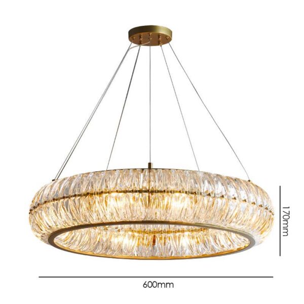Marigold Glass Chandelier - Image 6
