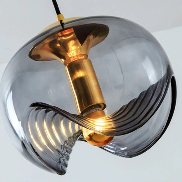Bubbles Glass (Smokey) Pendant Lamp - Image 2