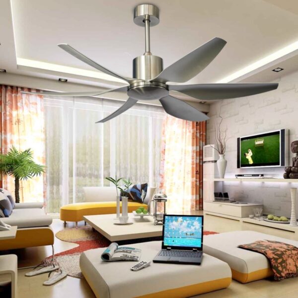 Dove Silver Ceiling Fan - Image 2