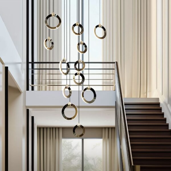 Charcoal (12 Heads) LED Chandelier - Image 5