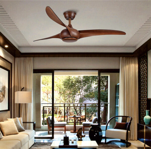 Curlew Dark Brown Ceiling Fan - Image 6