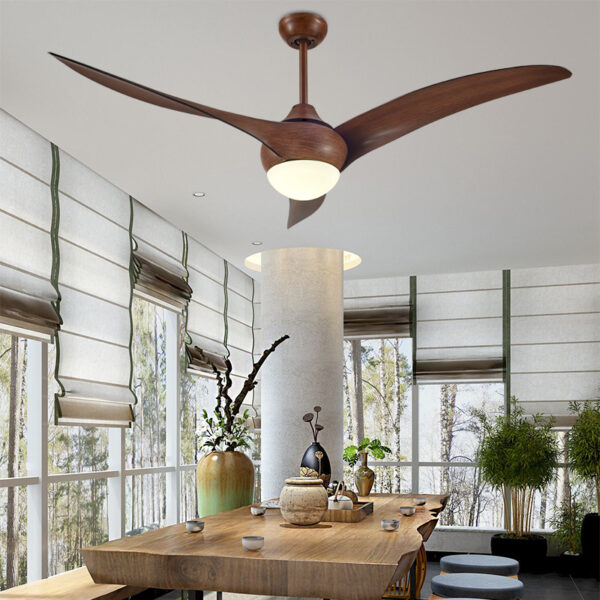 Curlew Dark Brown Under-light Ceiling Fans - Image 3