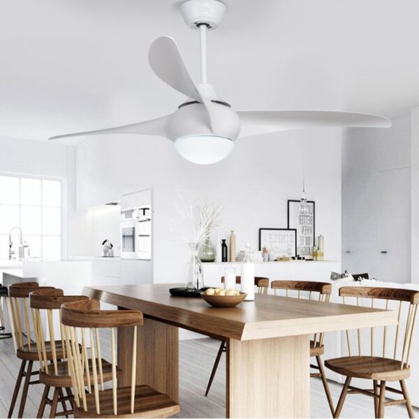 Curlew White Under-light Ceiling Fan - Image 3