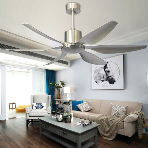 Dove Silver Ceiling Fan - Image 4