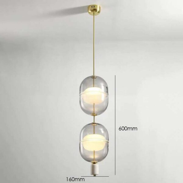 Celine Glass (Dual Head) Pendant Lamp - Image 6
