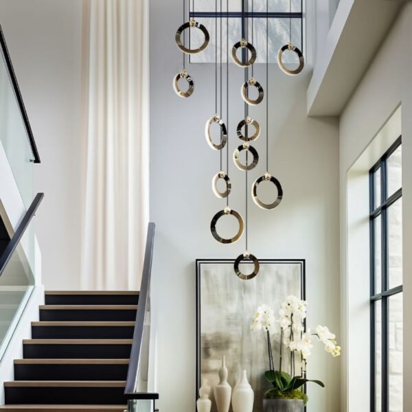 Charcoal (12 Heads) LED Chandelier - Image 3
