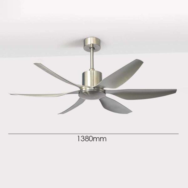 Dove Silver Ceiling Fan - Image 6